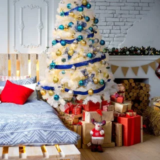 Merknaam Kunstkerstboom Wit