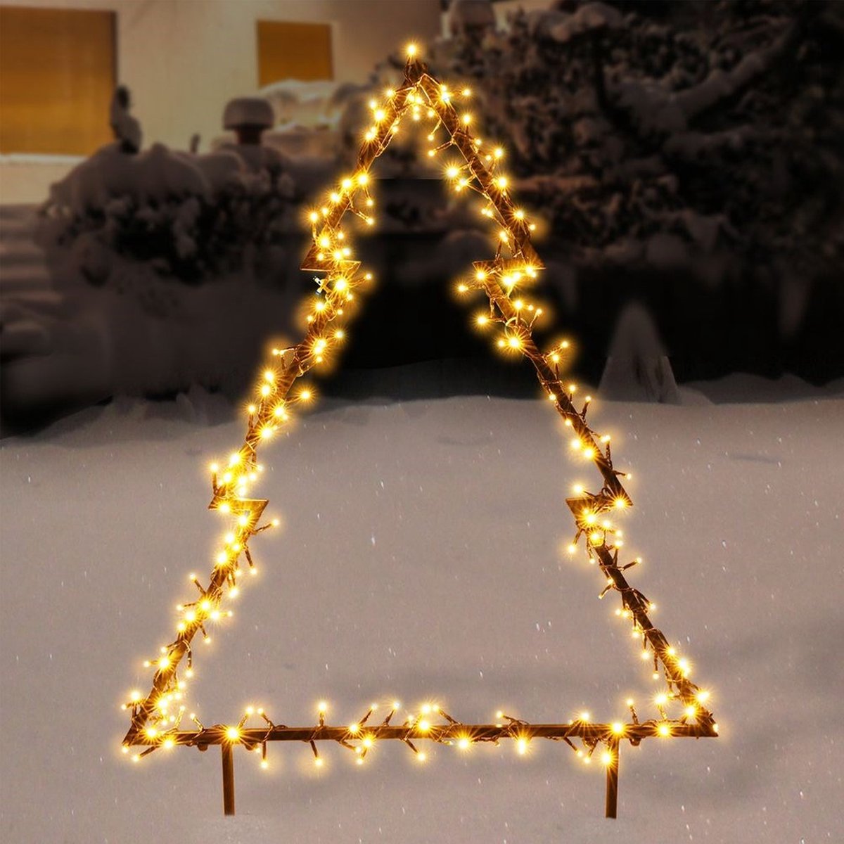 Metaal Kerstboom Buiten 75 cm 175 LED