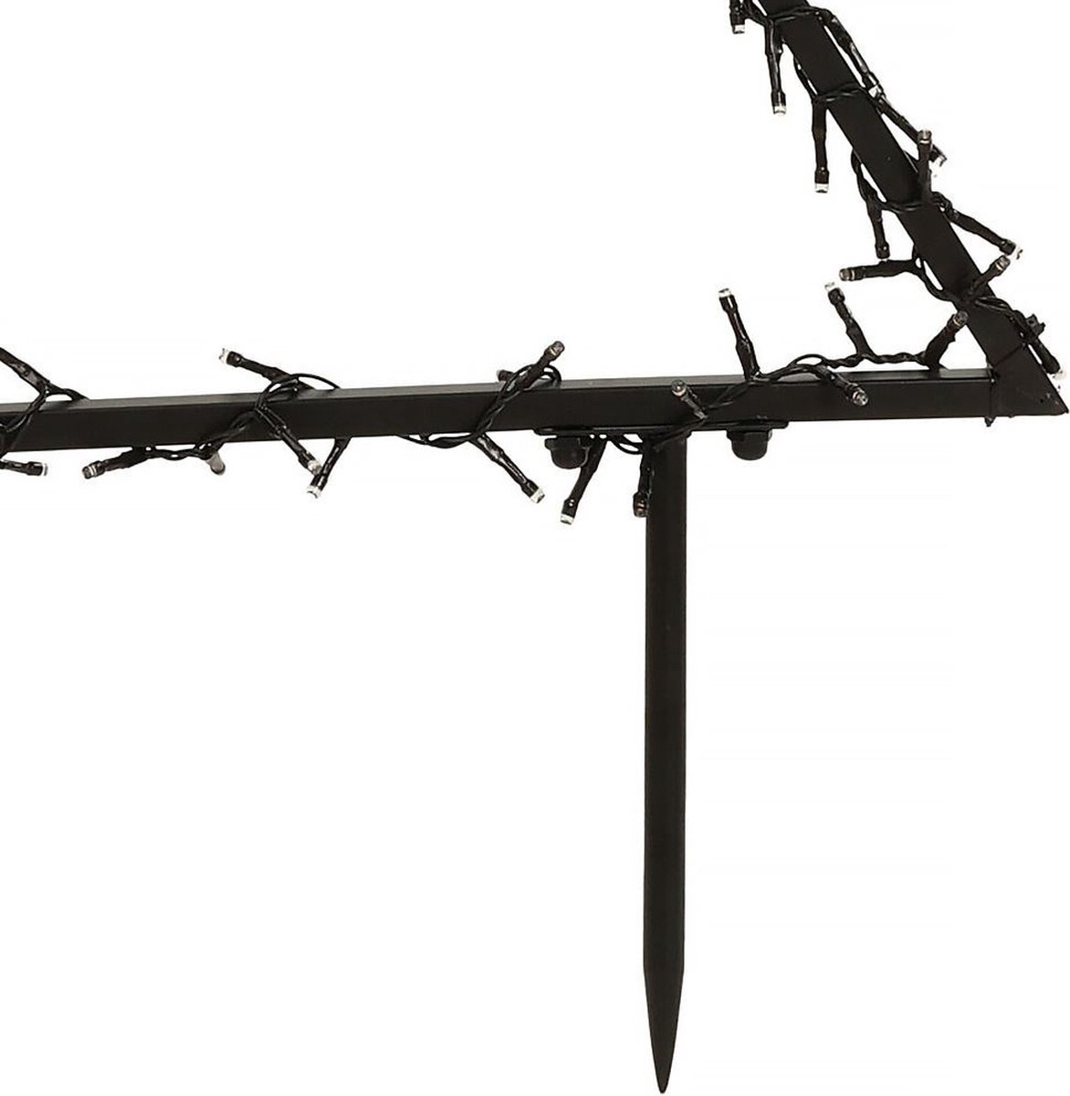Metaal Kerstboom Buiten 75 cm 175 LED