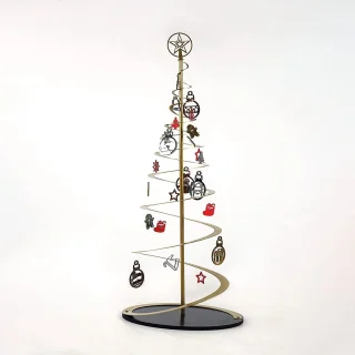 Metalen Kerstboom Goud All-in-1