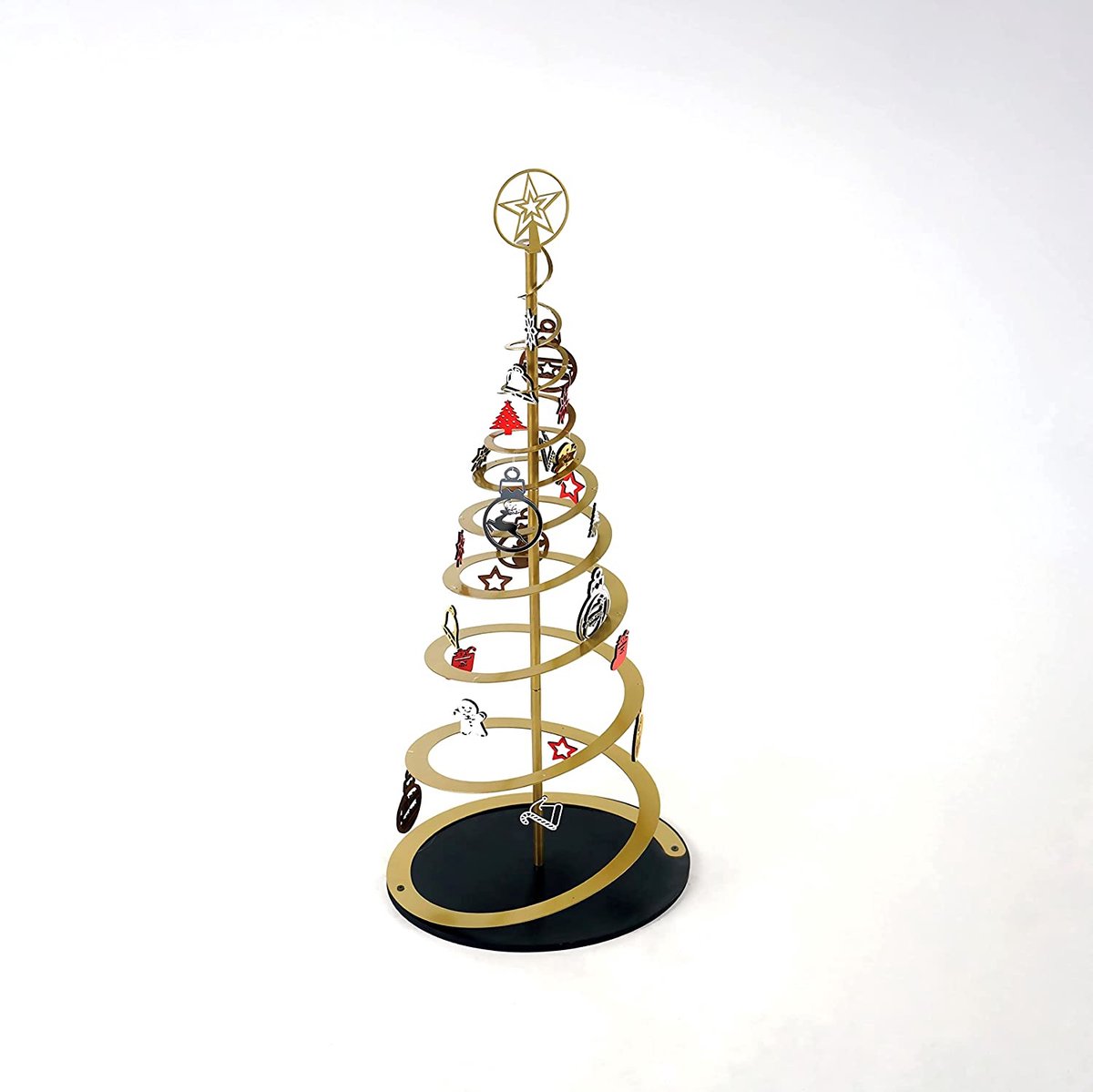 Metalen Kerstboom Goud All-in-1