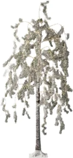 Micro LED-boom 180 cm groen/warmwit Lumineo