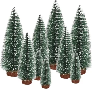 Mini Art miniatuur kunstkerstboom 10/16/22 cm