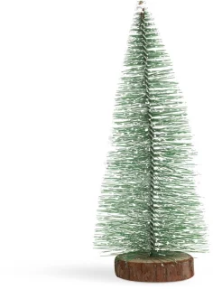 Mini decoratieve kunstkerstboom sneeuwgroen