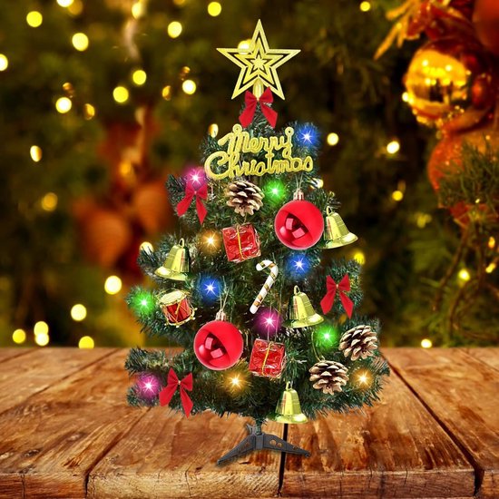 Compacte Kerstsfeer met de Mini Kerstboom 30 cm – Licht, Stijlvol en Onderhoudsvrij
