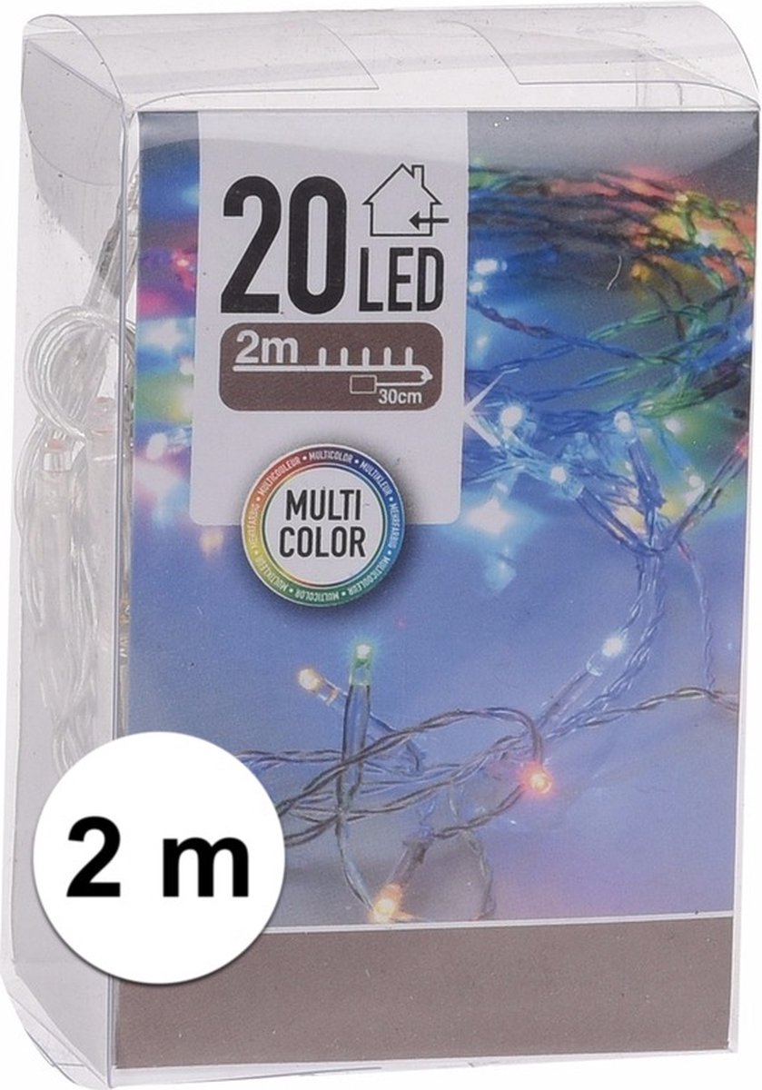 Mini kerstboom 35 cm met verlichting in jute zak