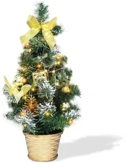 Mini kerstboom 40 cm - Goud