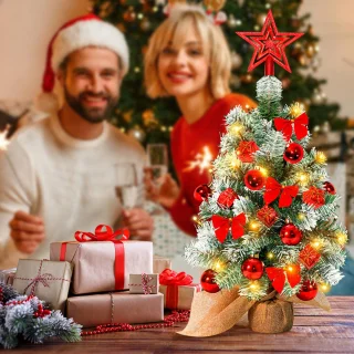 Mini Kerstboom 40 cm - Kunstkerstboom Rood
