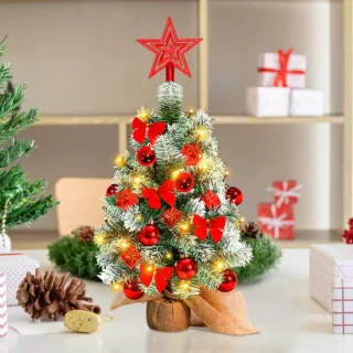 Mini Kerstboom 40 cm - Kunstkerstboom Rood