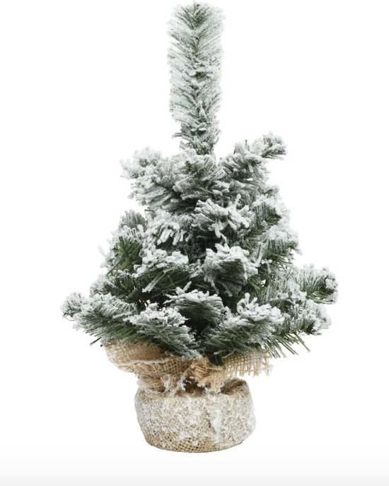 Mini Kerstboom 45 cm Jute Zak