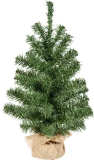 Mini Kerstboom 45 cm Jute Zak