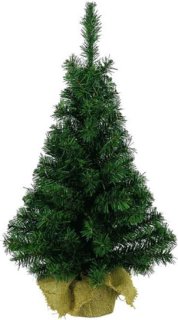 Mini Kerstboom 45 cm Jute Zak