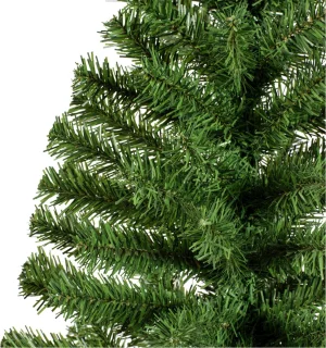 Mini kerstboom 45 cm zilver inclusief kerstballen