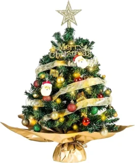 Mini kerstboom 60 cm met verlichting