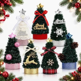 Mini kerstboom – 7 stuks