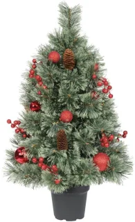 Mini kerstboom Decoris groen 46 x 75 cm