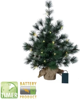 Mini Kerstboom Furu 60cm Warm Wit Batterij