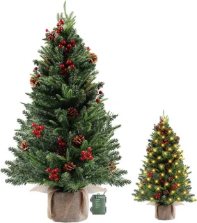 Mini-kerstboom - groen - 90 cm