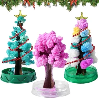Mini kerstboom - groen - kunstkerstboom met kersenbloesems