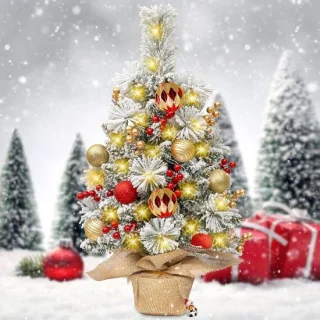 Mini kerstboom - kunstboom - 60 cm hoog - groen