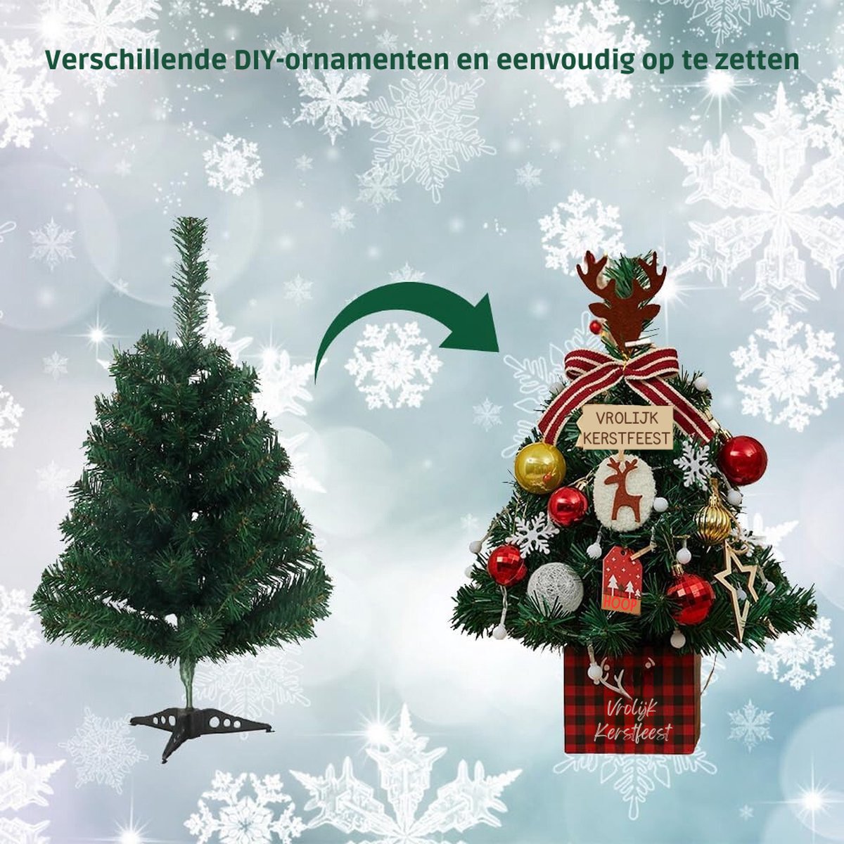 Mini-Kerstboom Magie Kunstkerstboom 50 cm