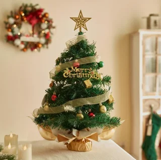 Mini kerstboom met lampjes – kunstkerstboom voor op tafel