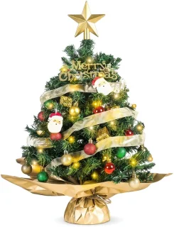 Mini-kerstboom met verlichting (60 cm)