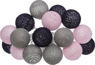 Mini kunst kerstboom groen H60 cm met lichtsnoer en bollenmix