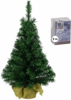 Mini kunst kerstboom H45 cm helder wit