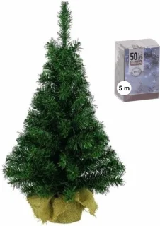 Mini kunst kerstboom H45 cm helder wit
