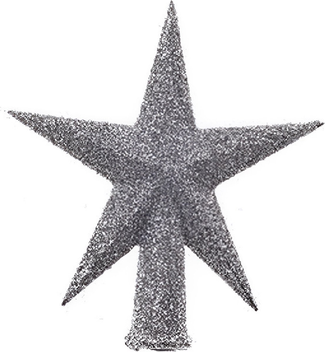 Mini kunst kerstboom zilver 45 cm 21-delig kunststof
