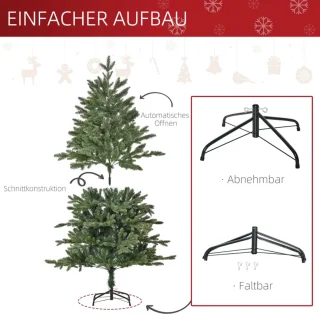 Mini Kunstkerstboom 150 cm Ø105 cm - Dennenboom