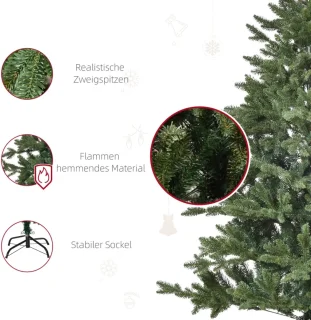 Mini Kunstkerstboom 150 cm Ø105 cm - Dennenboom