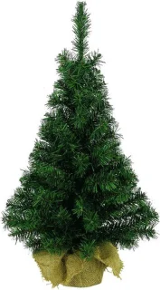 Mini kunstkerstboom 35 cm - Zilver