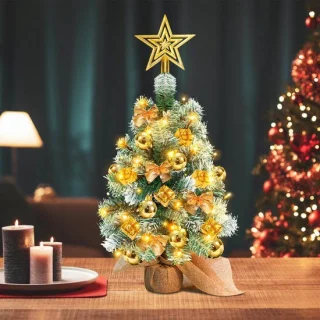 Mini Kunstkerstboom 40 cm - Goud