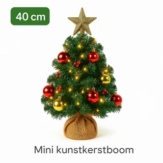 Mini kunstkerstboom 40 cm - Tafelkerstboom