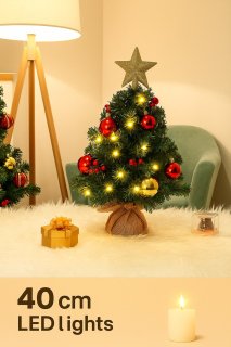 Wat vinden we goed aan de Mini kunstkerstboom 40 cm - Tafelkerstboom