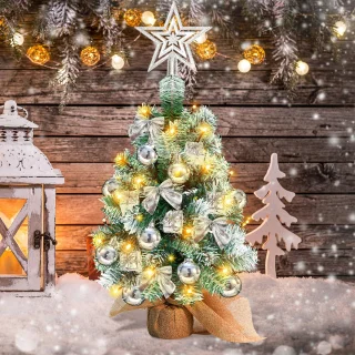 Mini Kunstkerstboom 40 cm - Zilver