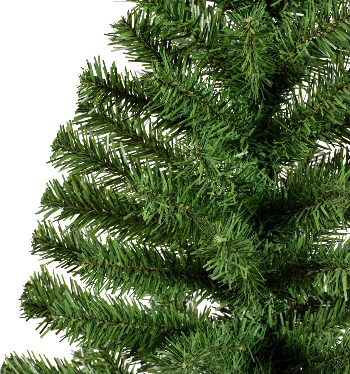 Mini kunstkerstboom 45 cm groen met jute pot
