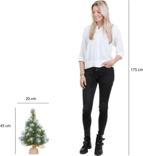 Mini kunstkerstboom 45 cm