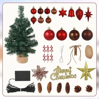 Mini kunstkerstboom 45 cm - tafelmodel