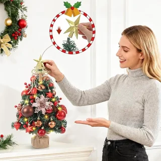 Mini kunstkerstboom 45 cm - tafelmodel