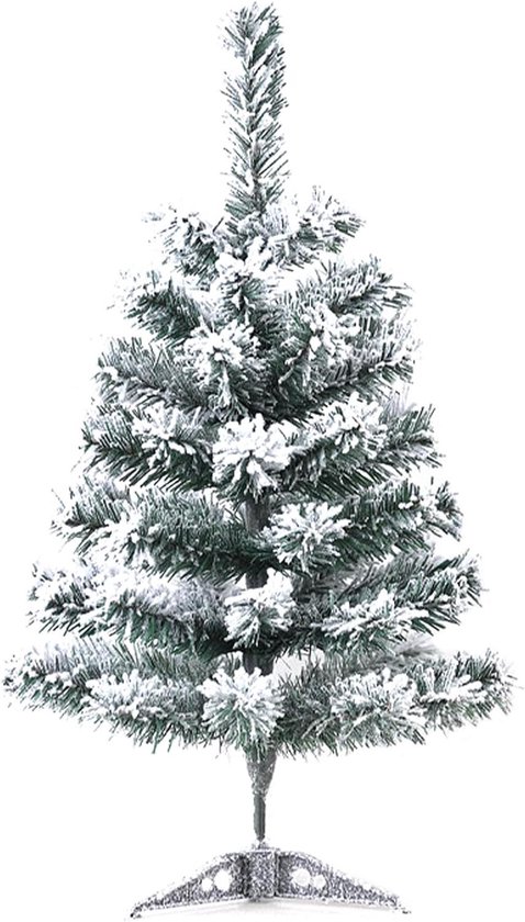 Mini kunstkerstboom 45 cm wit sneeuwkerstboom
