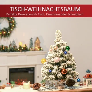 Mini Kunstkerstboom 60 cm - Cementvoet