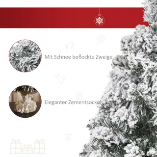 Mini Kunstkerstboom 60 cm - Cementvoet