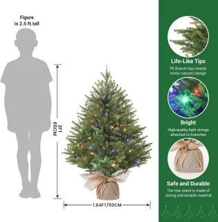 Mini kunstkerstboom 60 cm