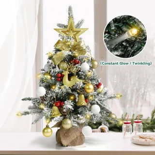 Mini kunstkerstboom 60 cm - tafelkerstboom