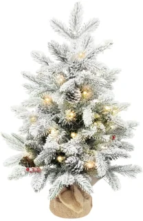 Mini kunstkerstboom 60 cm - wit