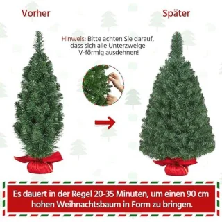 Mini Kunstkerstboom 90 cm - Tafelboom