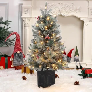 Mini kunstkerstboom 90 cm